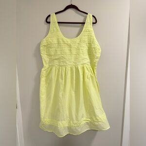 Old Navy Yellow Sleeveless Dress